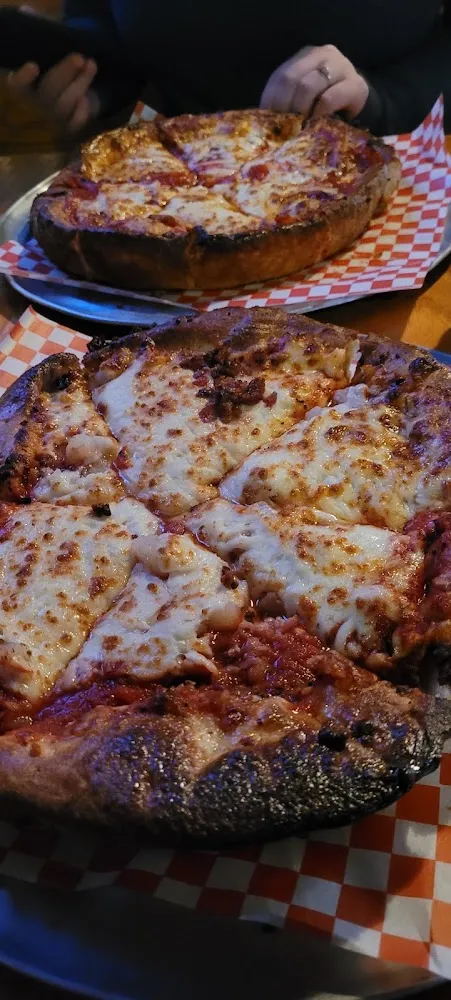Deep Dish Pineapple Bacon Pizza